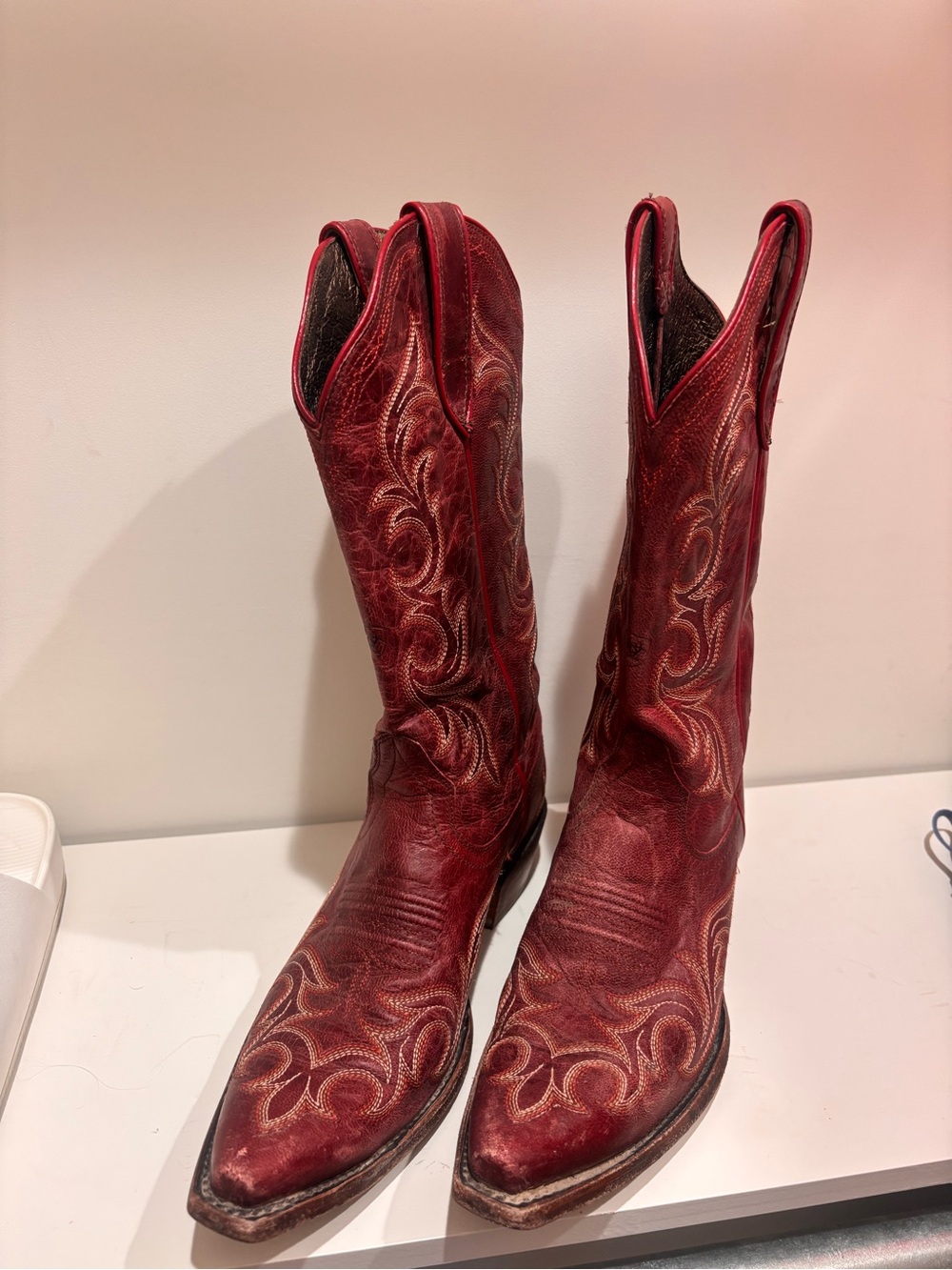 Red Cowgirl Boots - Picture 2 of 3